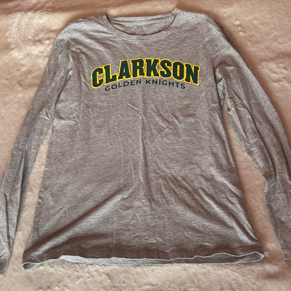 Clarkson Golden Knights Gray Long Sleeve Shirt